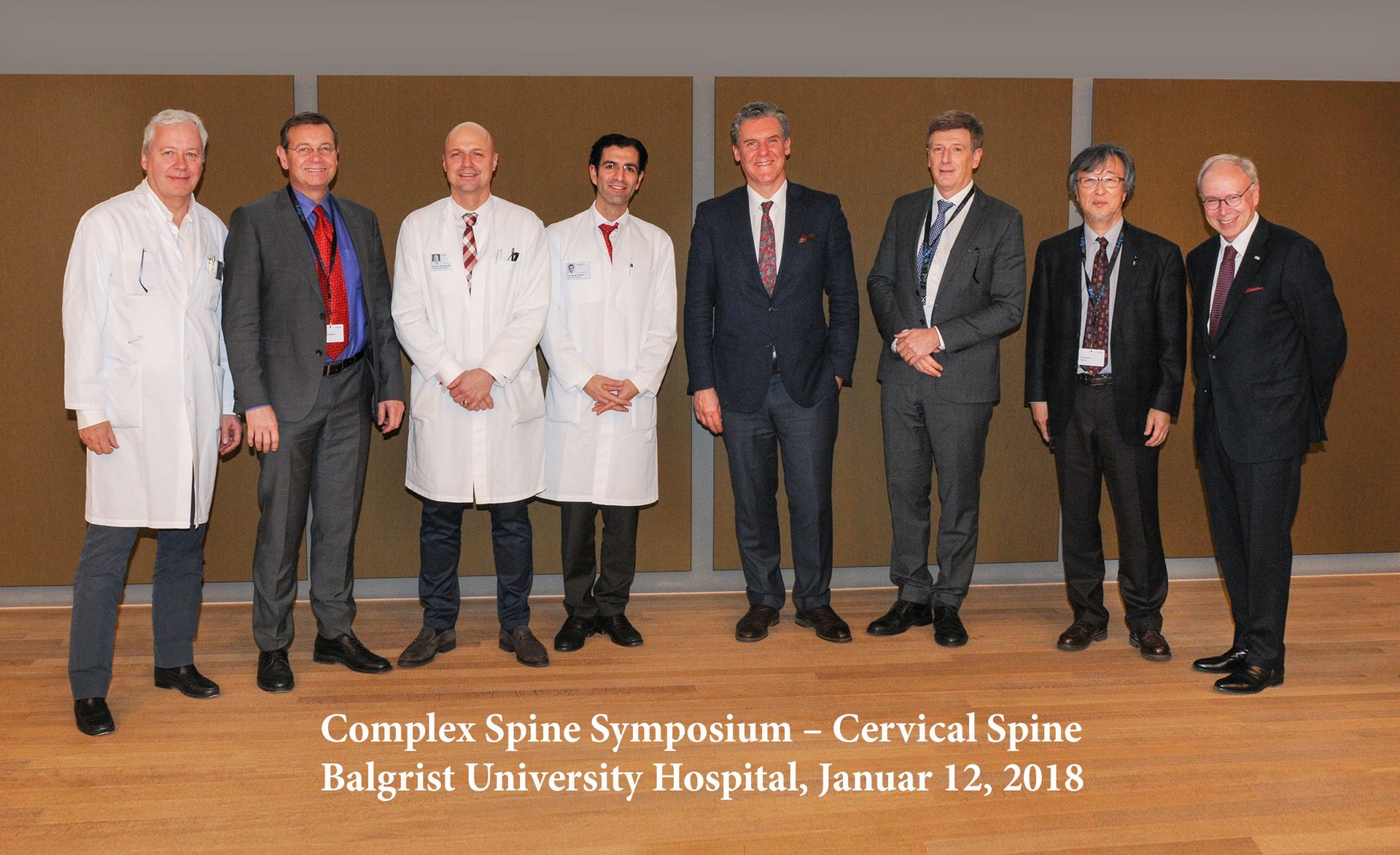 The international faculty of the Complex Spine Symposium 2017 at Balgrist University Hospital The international faculty of the Complex Spine Symposium 2017 at Balgrist University Hospital