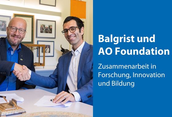 Zusammenarbeit Balgrist und AO Foundation.