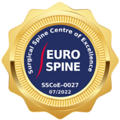 Euro Spine Zertifikat in Form eines Siegels.