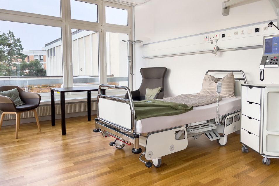 Blick in die neue Eintrittsstation der Universitätsklinik Balgrist.