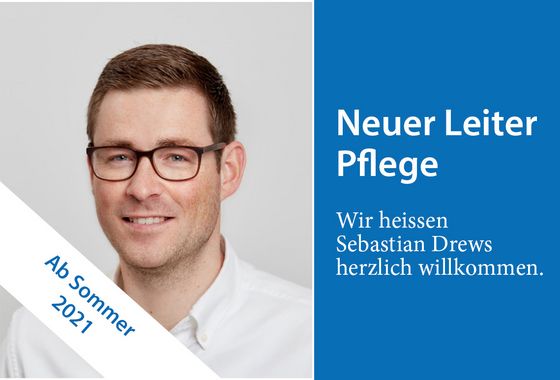 Sebastian Drews wird neuer Leiter Pflege Sebastian Drews wird neuer Leiter Pflege