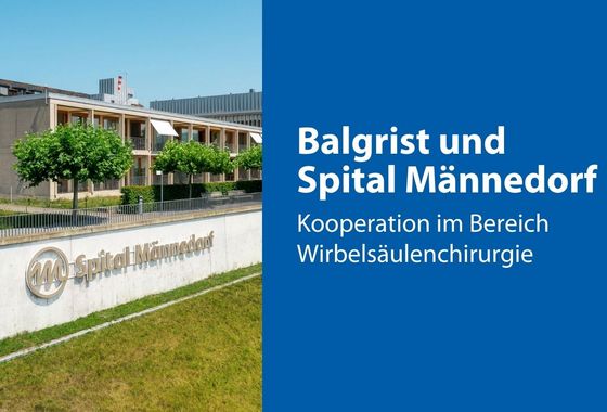 Kooperation Balgrist und Spital Männedorf. Kooperation Balgrist mit Spital Männedorf.
