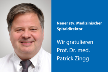 Prof. Dr. med. Patrick Zingg Die Universitätsklinik Balgrist hat Prof. Dr. med. Patrick Zingg, Leiter Hüft- und Beckenchirurgie und stv. Klinikdirektor Orthopädie, zum stv. Medizinischen Spitaldirektor befördert.
