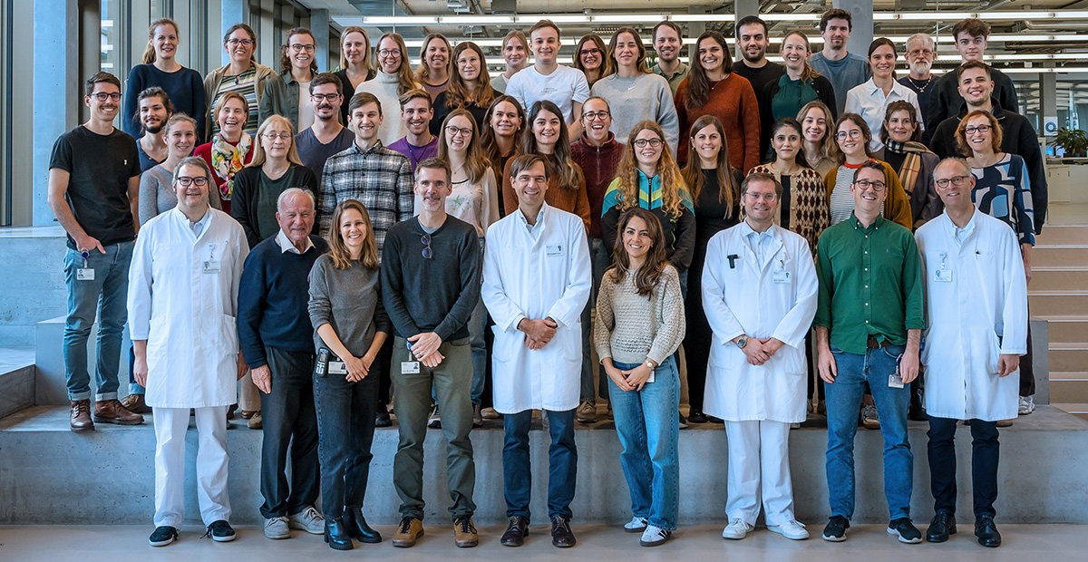 Forschungsgruppe Znetrum für Paraplegie am Balgrist Gruppenfoto Forschung Paraplegie Balgrist